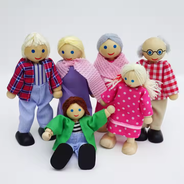 Poseable Wooden Dolls